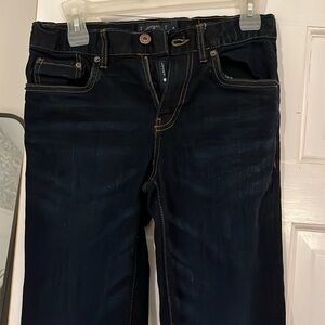 Lucky Brand Boys sz 14 dark denim jeans. Adjustable inside waist band. Worn once